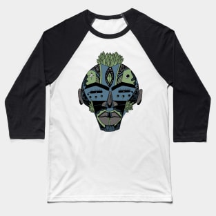 Mellow Cool African Mask 4 Baseball T-Shirt